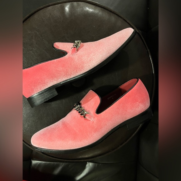 ENZO ROMEO SPARKO PINK VELVET LOAFERS size 9 - Picture 12 of 15